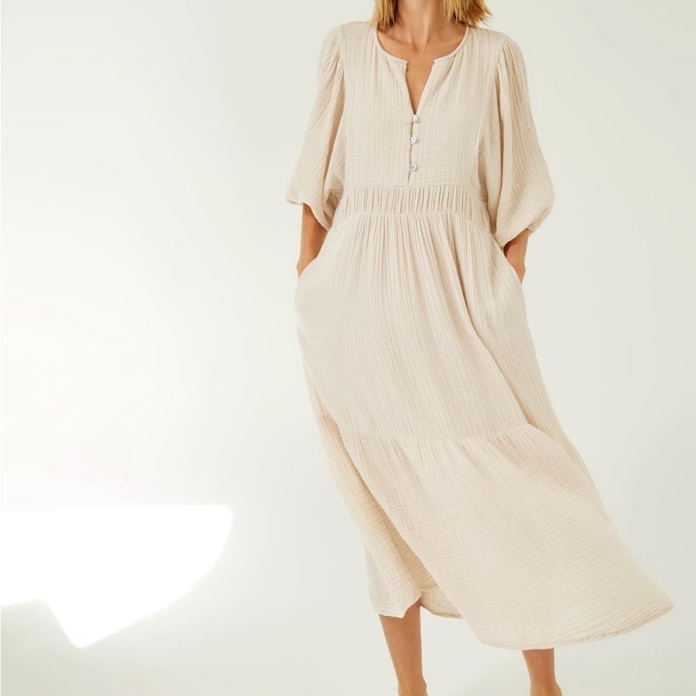 Michael stars felicity dress in cement size small “new”